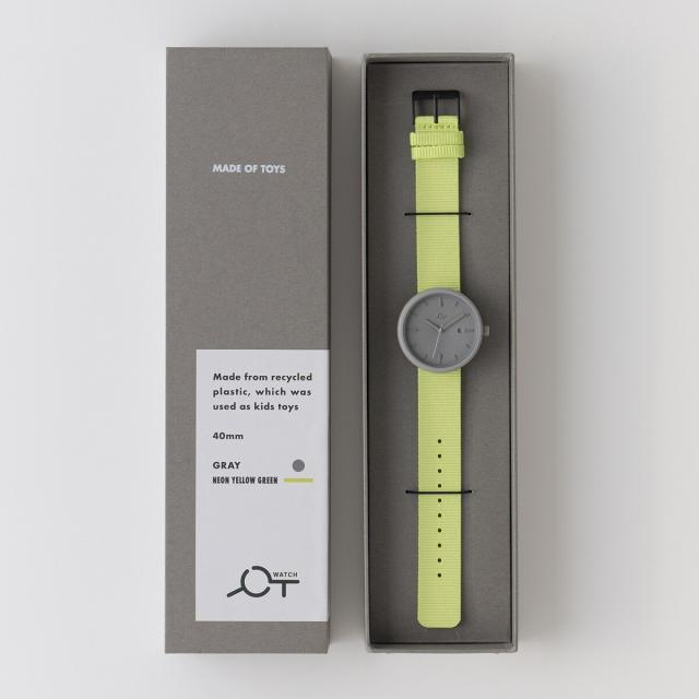 ヨットウォッチ（YOT WATCH）/YOT WATCH 40mm Neon Yellow Green /GY　A3−YW40NYの通販は