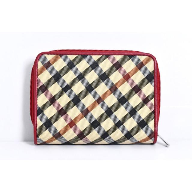 ダックス/HouseCheck（ハウスチェック） ラウンドファスナー二つ折り財布 DAKS ダックス ダックス/HouseCheck（ハウスチェック） ラウンドファスナー二つ折り