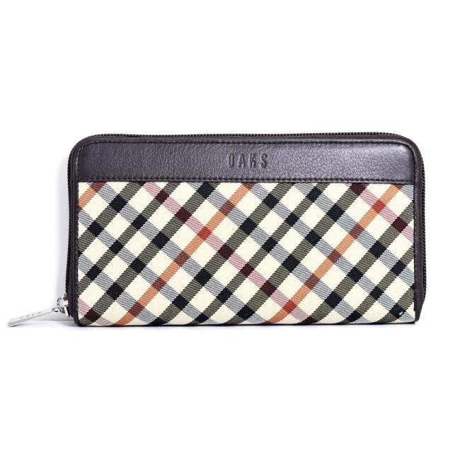 ダックス（DAKS）/HouseCheck（ハウスチェック） ラウンドファスナー長財布 DAKS ダックス