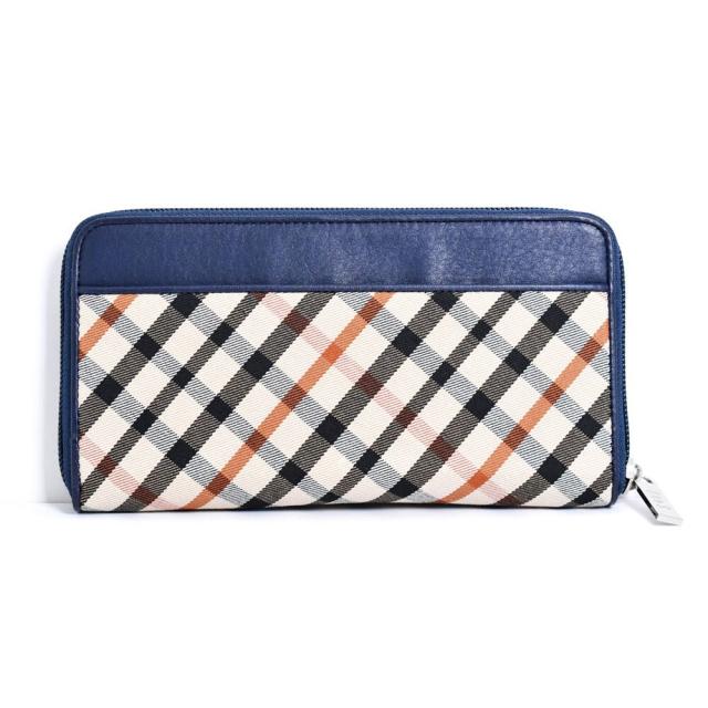 ダックス（DAKS）/HouseCheck（ハウスチェック） ラウンドファスナー長財布 DAKS ダックス ダックス（DAKS）/HouseCheck（ハウスチェック） ラウンドファスナー長