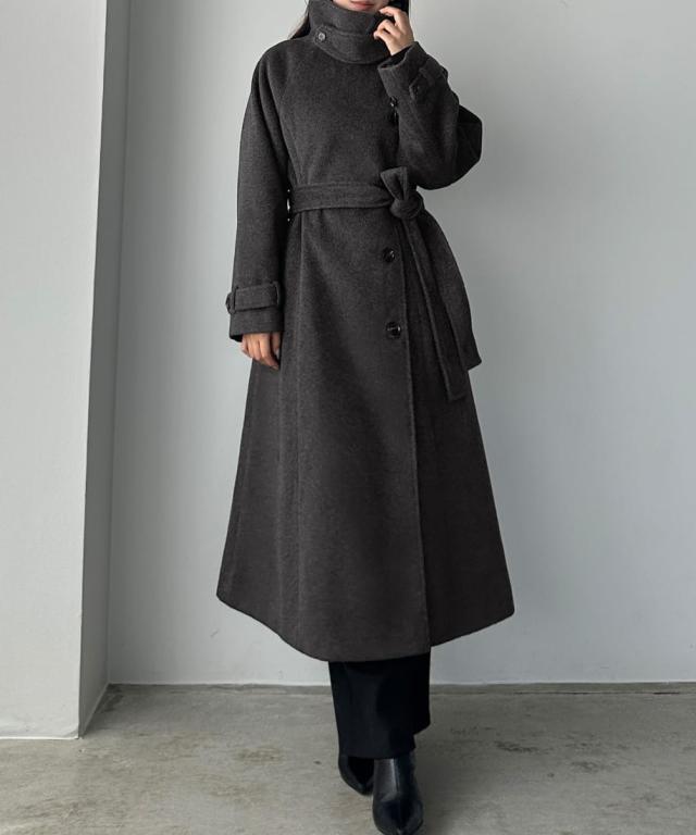 ルエレ（Louere）/Louere 2wayハイネックウールライクウエストシェイプ