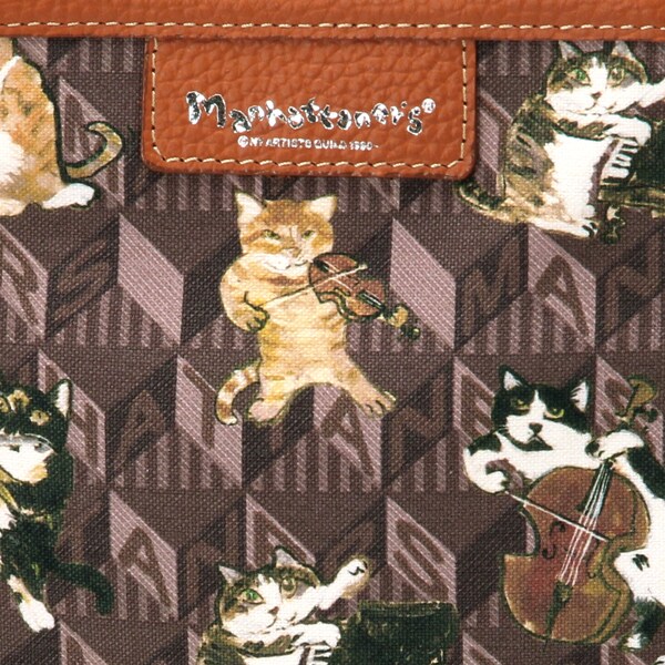 マンハッタナーズ（Manhattaner’s）/《雑誌掲載商品》【マンハッタナーズ】モノグラム　縦型ショルダーバッグ