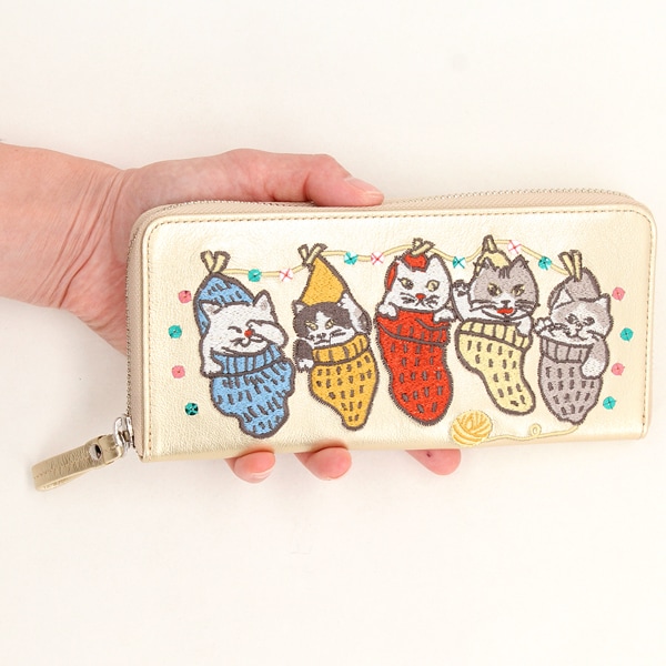 Manhattaner's L字 長財布 マンハッタナーズ 牛革豚革 Manhattaner's マンハッタナーズ 財布 ティンクルパース