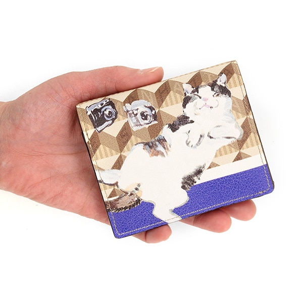 マンハッタナーズ（Manhattaner’s）/【マンハッタナーズ】モノグラムパース　二つ折りBOX財布