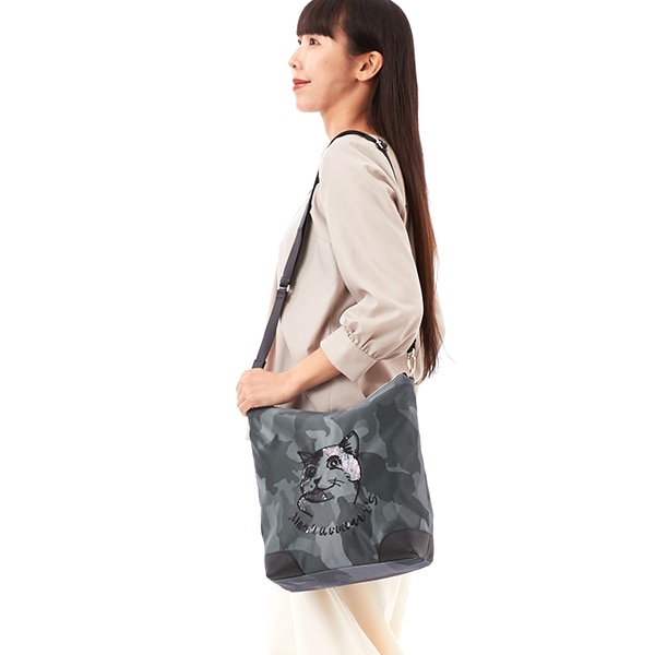 マンハッタナーズ（Manhattaner’s）/《雑誌掲載商品》【マンハッタナーズ】カモフラキャット　２ＷＡＹショルダーバッグ