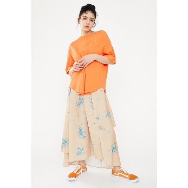 ヘリンドットサイ（HeRIN．CYE）/リーフ柄スカートの通販は