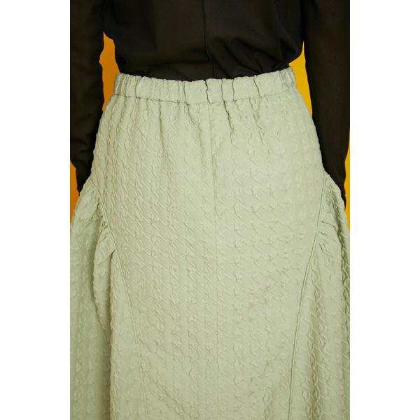 ヘリンドットサイ（HeRIN．CYE）/Jacquard volume skirt