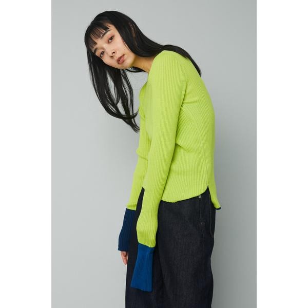 ヘリンドットサイ（HeRIN．CYE）/Color block pullover