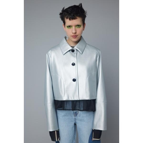 ヘリンドットサイ（HeRIN．CYE）/Fake leather jacketの通販はau PAY