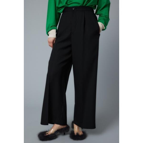 ヘリンドットサイ（HeRIN．CYE）/Center press wide pants
