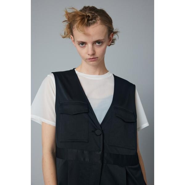 ヘリンドットサイ Vネックべスト(値札付き) HeRIN.CYE V neck vest ヘリンドットサイ Vネックべスト(値札