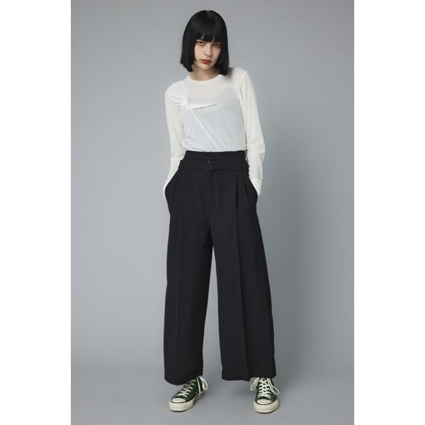 ヘリンドットサイ（HeRIN．CYE）/Tuck wide pants