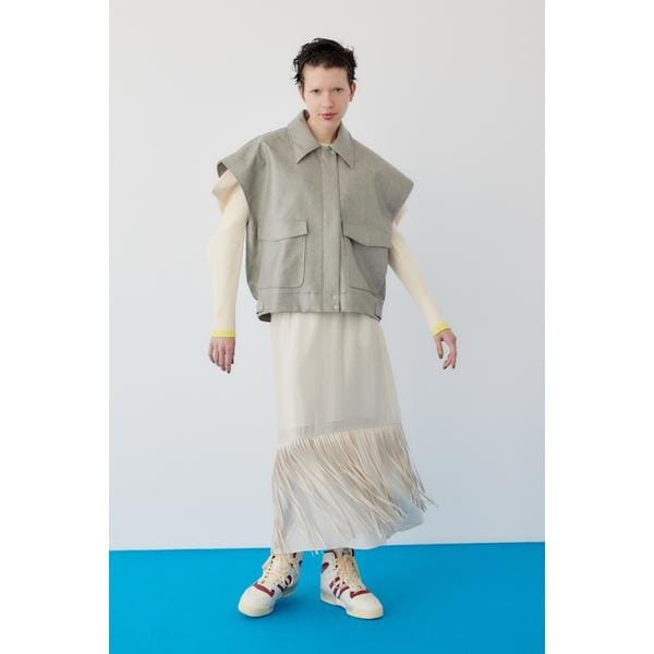 ヘリンドットサイ（HeRIN．CYE）/Fringe skirtの通販は