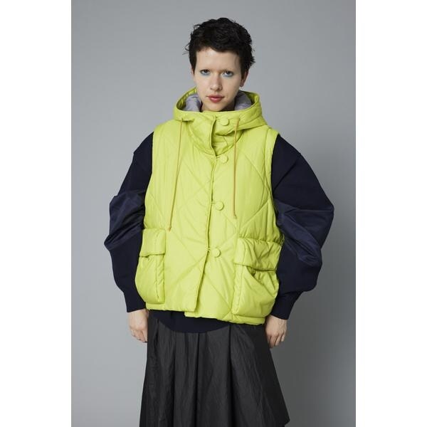 ヘリンドットサイ（HeRIN．CYE）/Solid body pocket vest