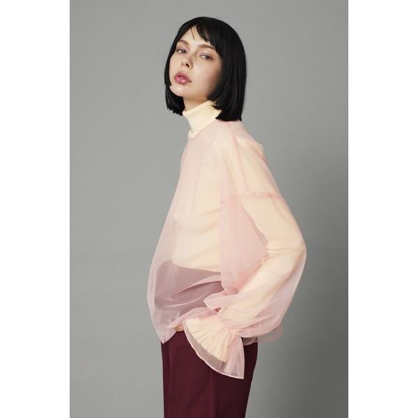 ヘリンドットサイ（HeRIN．CYE）/Tulle blouse 