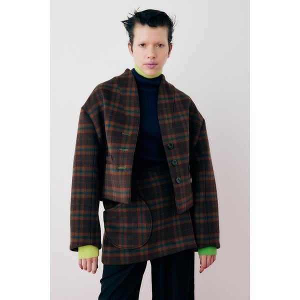 ヘリンドットサイ（HeRIN．CYE）/Round compact jacketの通販は