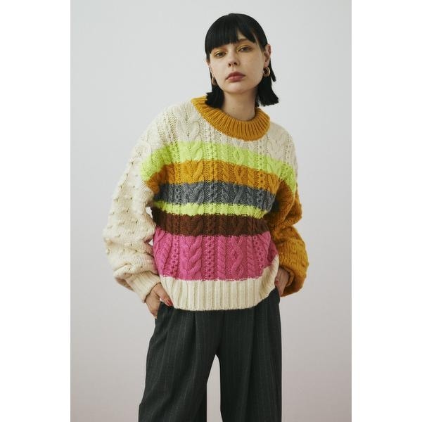 ヘリンドットサイ（HeRIN．CYE）/Cable knit tops