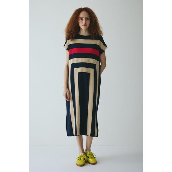 ヘリンドットサイ（HeRIN．CYE）/Square knit one piece 【公式通販】