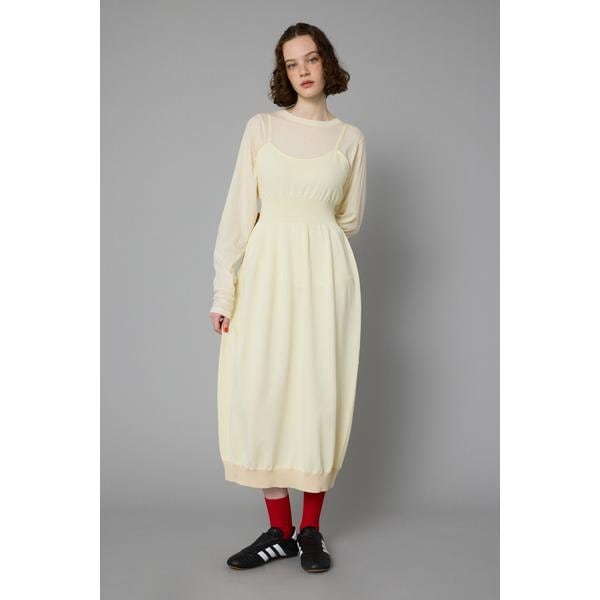 ヘリンドットサイ（HeRIN．CYE）/Waist shape knit dress