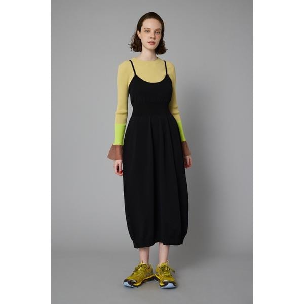ヘリンドットサイ（HeRIN．CYE）/Waist shape knit dress