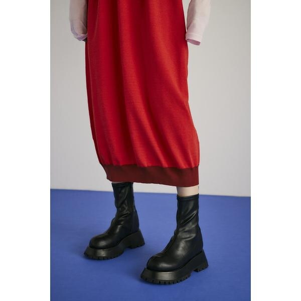 ヘリンドットサイ（HeRIN．CYE）/Waist shape knit dress