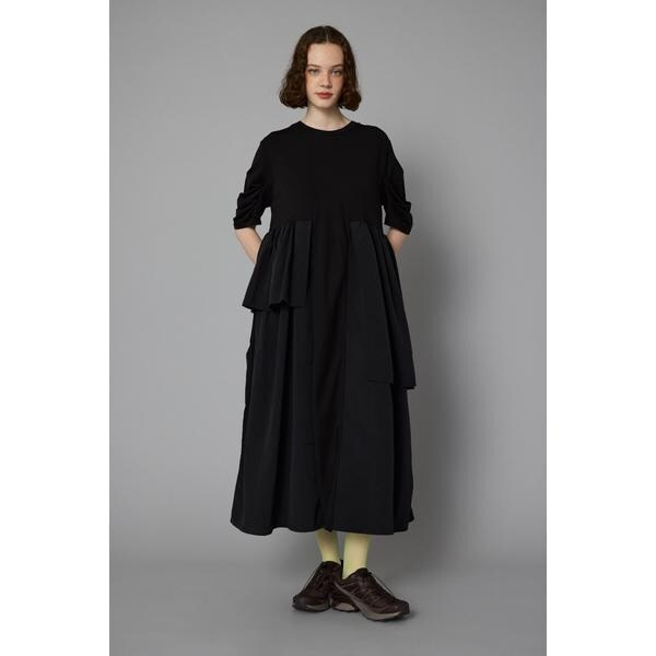 ヘリンドットサイ　Docking squid dress サイズ38 ヘリンドットサイ（HeRIN．CYE）/Tuck sleeve docking dressの通販はau