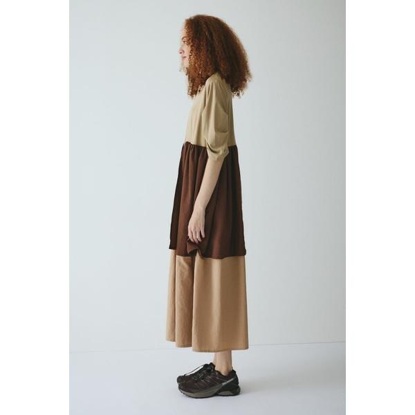 ヘリンドットサイ（HeRIN．CYE）/Tuck sleeve docking dressの通販はau
