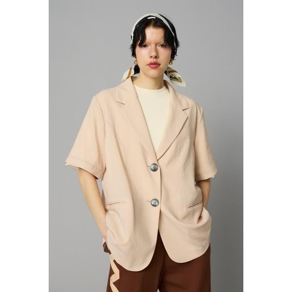 ヘリンドットサイ（HeRIN．CYE）/Over size half  jacket_1