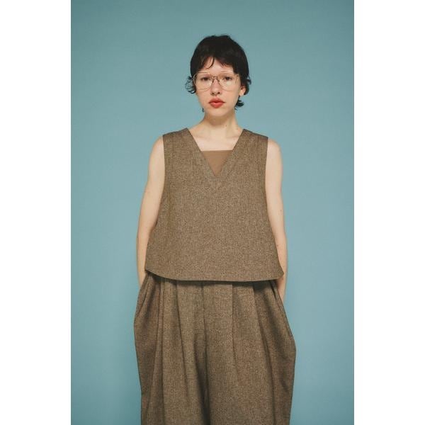 ヘリンドットサイ（HeRIN．CYE）/V neck vest_1