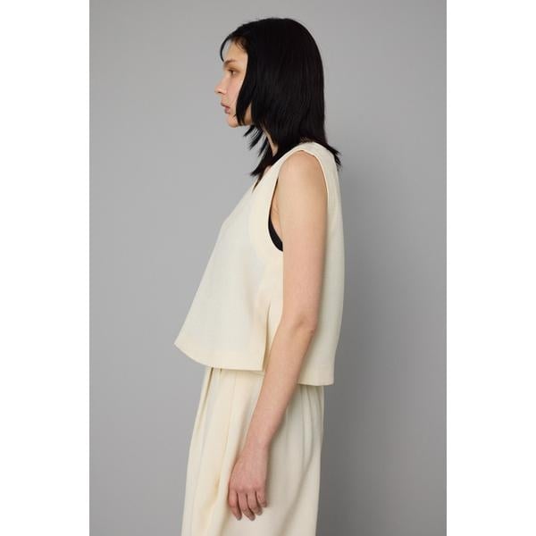 ヘリンドットサイ（HeRIN．CYE）/V neck vest_4