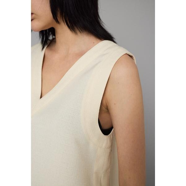 ヘリンドットサイ（HeRIN．CYE）/V neck vest_8