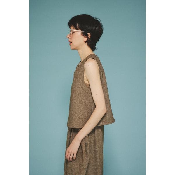 ヘリンドットサイ（HeRIN．CYE）/V neck vest_13