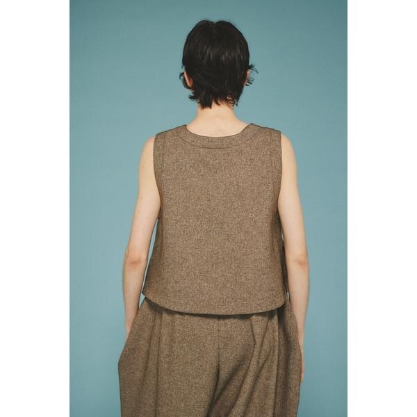 ヘリンドットサイ（HeRIN．CYE）/V neck vest_14