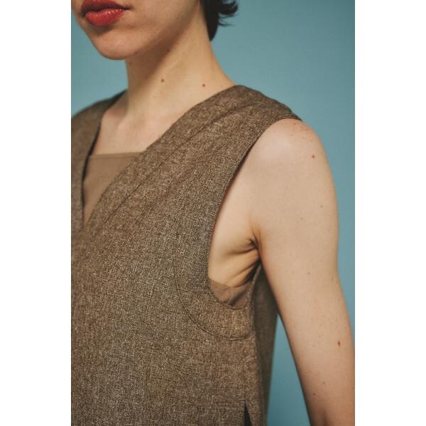 ヘリンドットサイ（HeRIN．CYE）/V neck vest_18