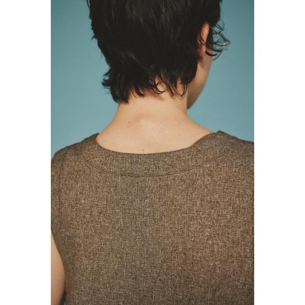 ヘリンドットサイ（HeRIN．CYE）/V neck vest_19