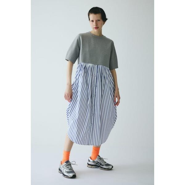 ヘリンドットサイ（HeRIN．CYE）/Cut docking shirt dress