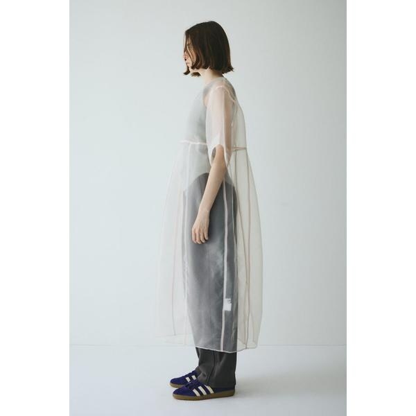 ヘリンドットサイ ボリューム マキシ ドレス グレー M Volume sleeve