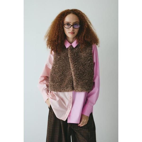 ヘリンドットサイ（HeRIN．CYE）/Fur like vest