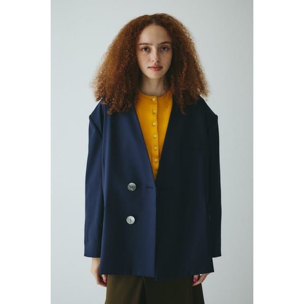 ヘリンドットサイ（HeRIN．CYE）/No collar over jacket ヘリンドットサイ（HeRIN．CYE）/No collar over jacketの通販はau PAY