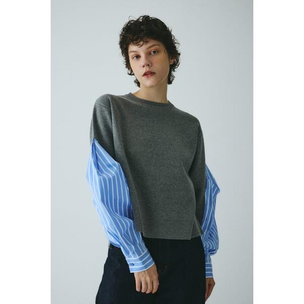 ヘリンドットサイ（HeRIN．CYE）/Docking knit tops