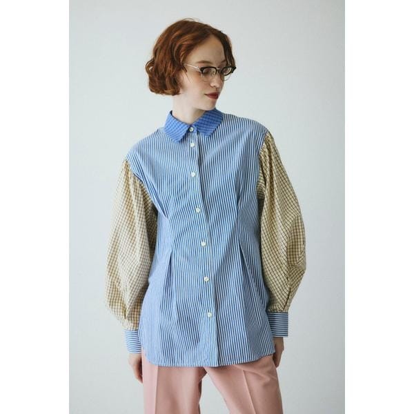 ヘリンドットサイ（HeRIN．CYE）/Ｍix pattern shirt