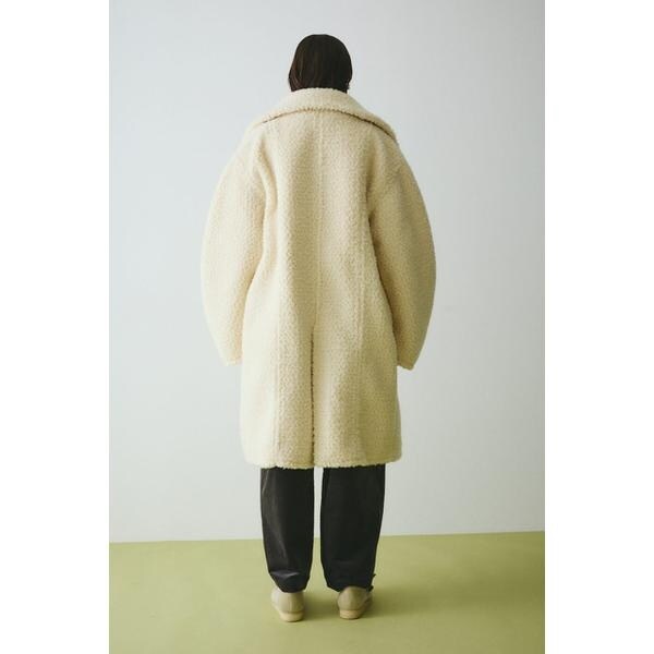 ヘリンドットサイ（HeRIN．CYE）/Stand collar boa coat_4
