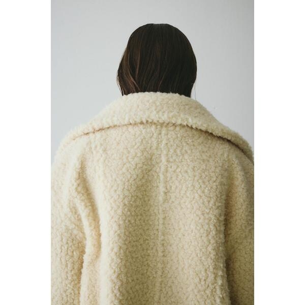 ヘリンドットサイ（HeRIN．CYE）/Stand collar boa coat_7
