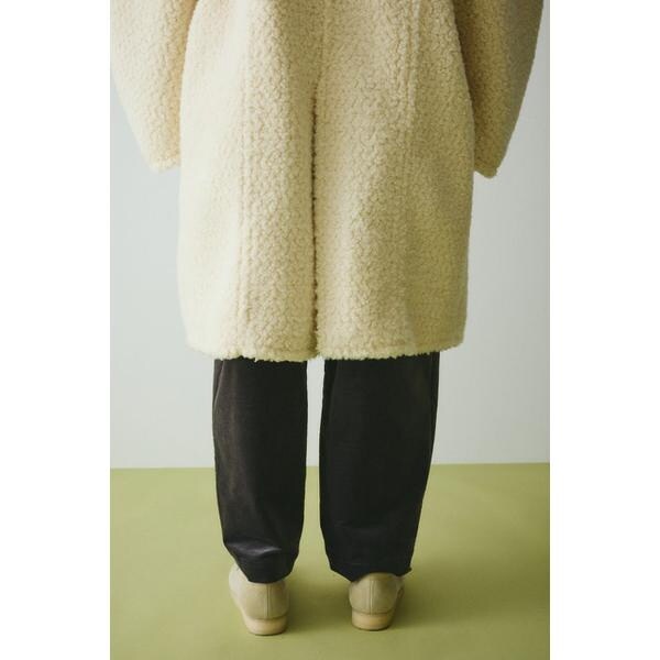 ヘリンドットサイ（HeRIN．CYE）/Stand collar boa coat_8