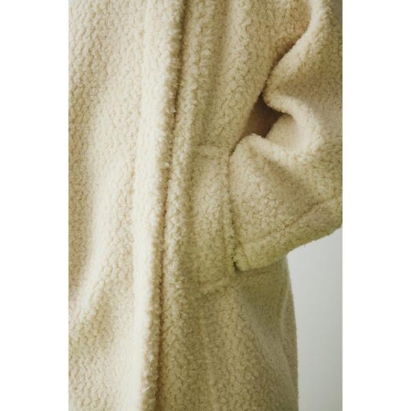 ヘリンドットサイ（HeRIN．CYE）/Stand collar boa coat_9