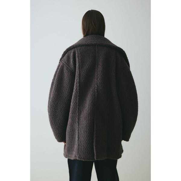 ヘリンドットサイ（HeRIN．CYE）/Stand collar boa coat_13