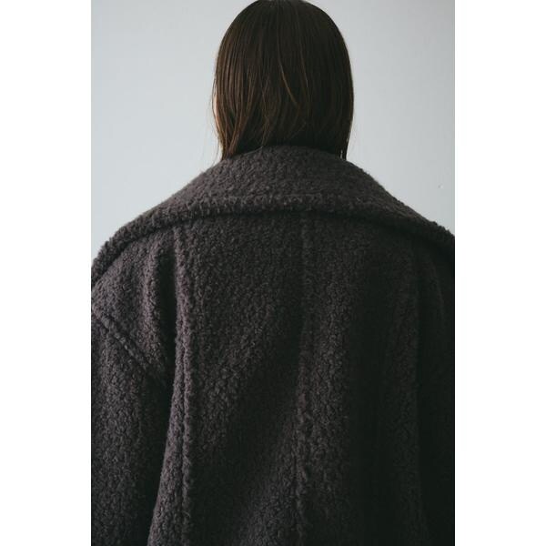 ヘリンドットサイ（HeRIN．CYE）/Stand collar boa coat_17