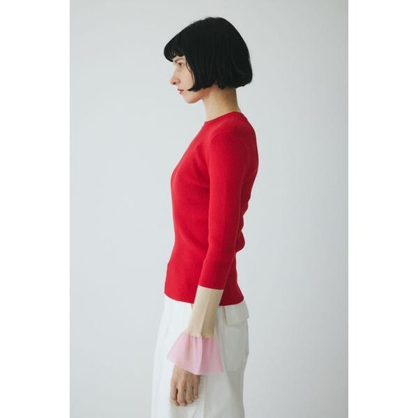 ヘリンドットサイ（HeRIN．CYE）/Flare sleeve knit tops
