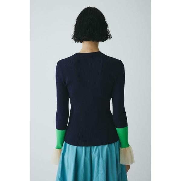 ヘリンドットサイ（HeRIN．CYE）/Flare sleeve knit tops