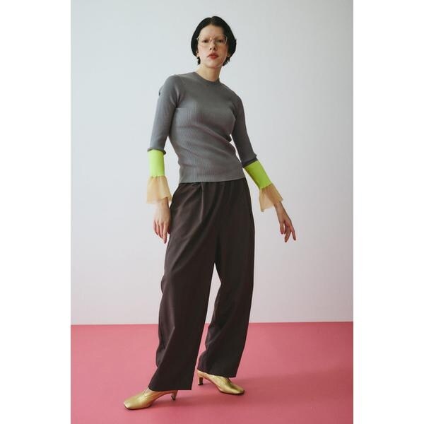 ヘリンドットサイ（HeRIN．CYE）/Flare sleeve knit tops